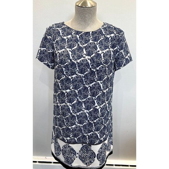 Lulus Taj Mahal Tour Shift Dress in Blue Size XS - Picture 1 of 5